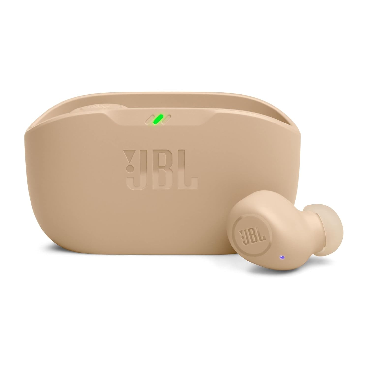 JBL Wave Buds in-Ear Earbuds Wireless (TWS) with Mic (Beige)
