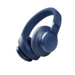 JBL Live 660NC, Noise Cancelling Bluetooth Wireless Over-Ear Headphones with Mic (Blue)
