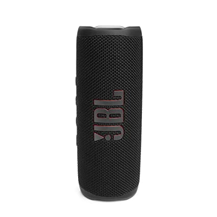 JBL Flip 6 Wireless Portable Bluetooth Speaker Pro Sound, Upto 12 Hours Playtime, IP67 Water & Dustproof, PartyBoost & Personalization App (Without Mic, Black)