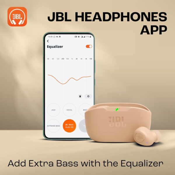 JBL Wave Buds in-Ear Earbuds (TWS) with Mic