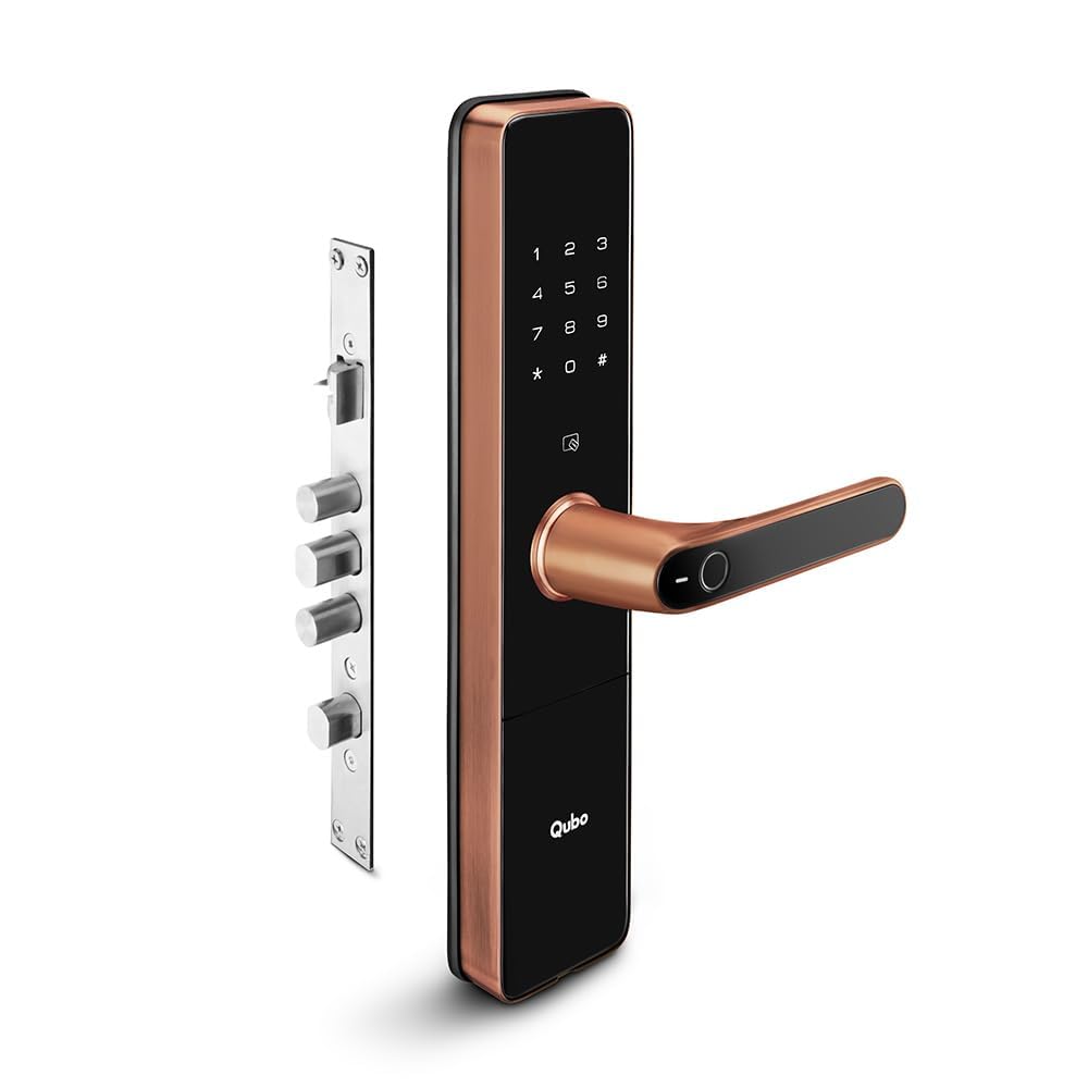 QUBO Smart Door Lock ULTRA | 2 Year Manufacturer Warranty | (Copper)