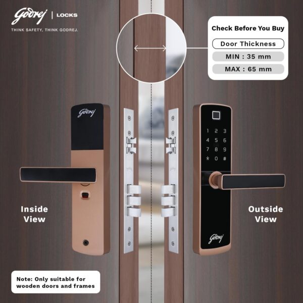 godrej smartlock cactus rose gold 1