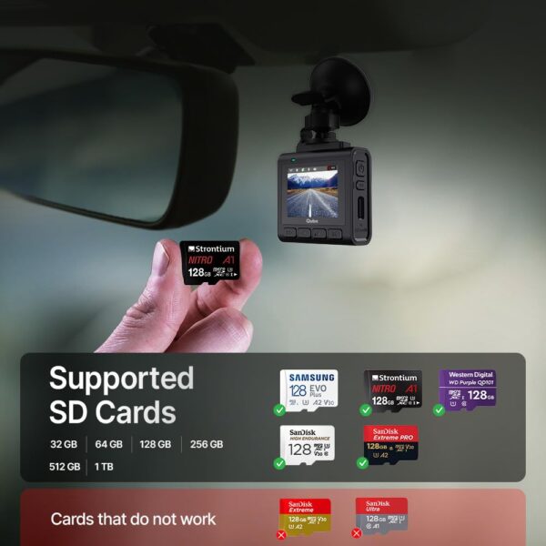 Qubo Smart Dashcam Pro 2.7K